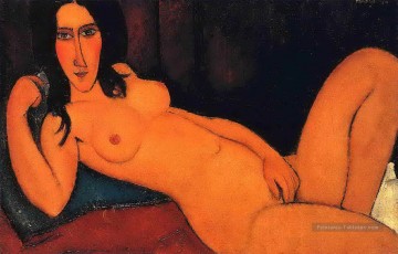couché nu 1917 2 Amedeo Modigliani Peinture à l'huile